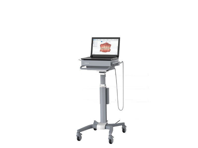 Shining 3D mobile cart with laptop and Aoralscan scanner