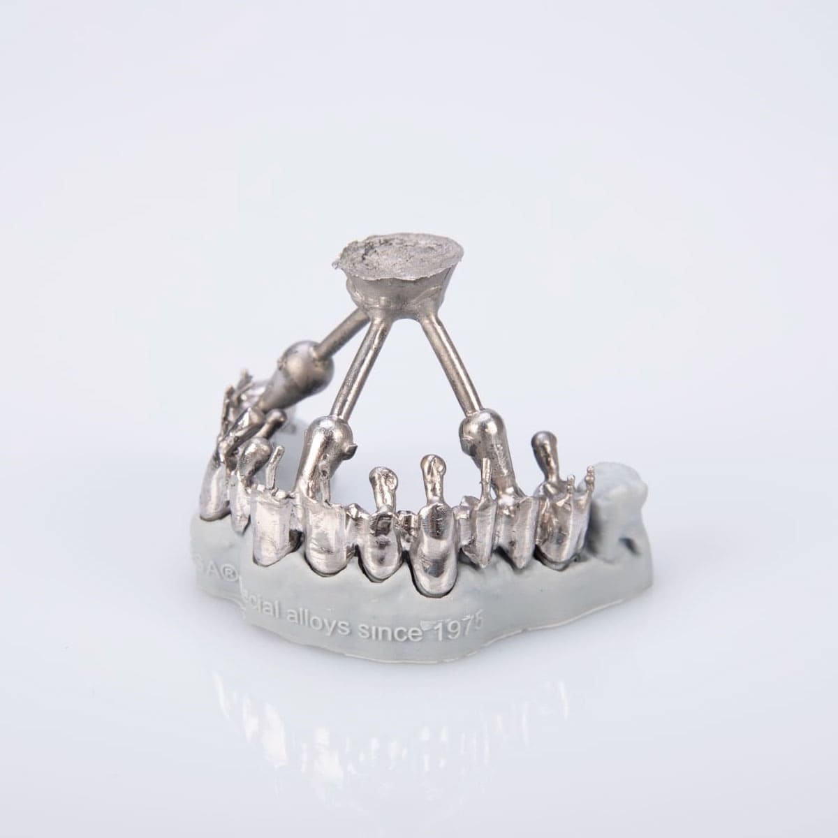 MESA MAGNUM Ceramic S – cast frameworks on a model (application example)