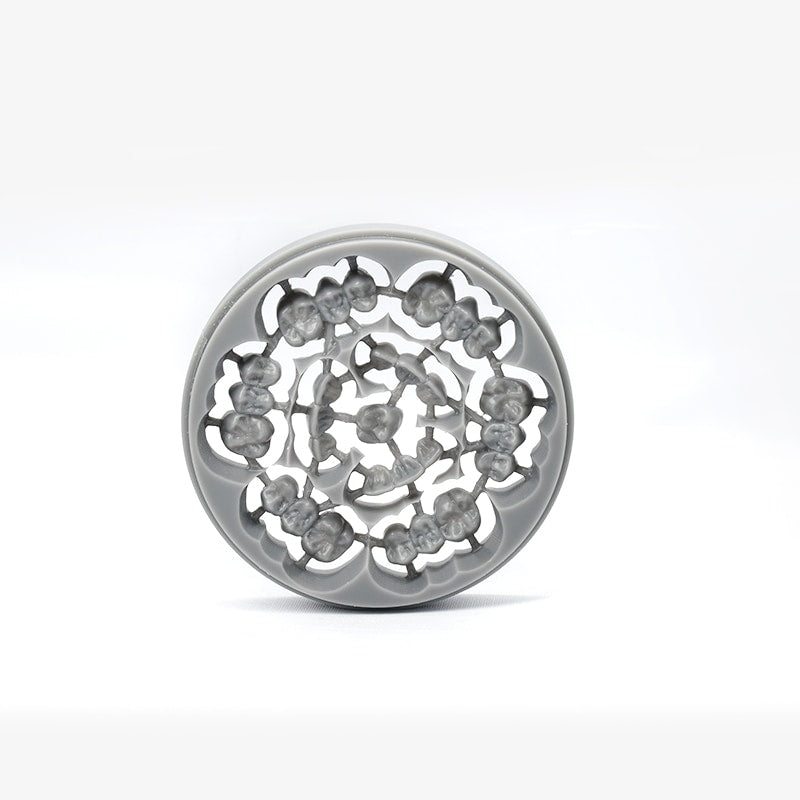 Milled YUCERA WAX disc for CAD/CAM modeling