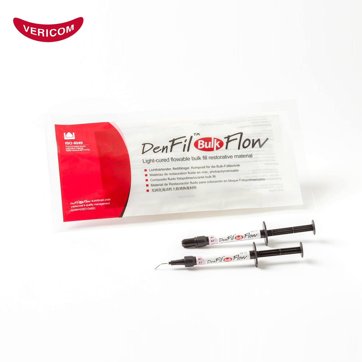 Vericom DenFil BulkFlow flowable composite syringe pack