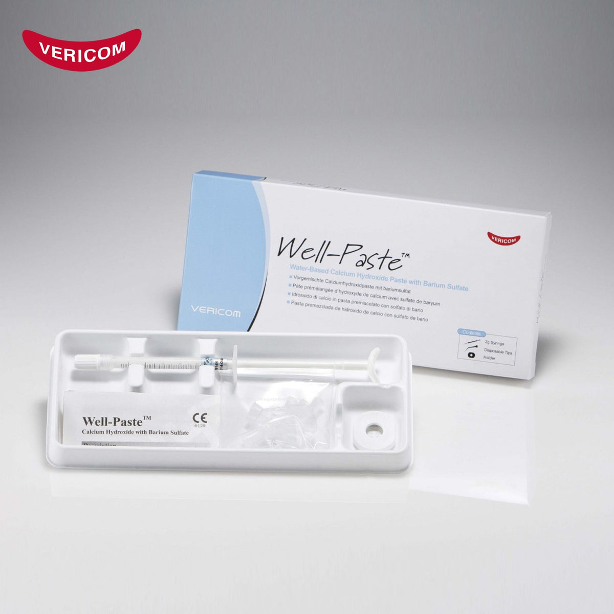 Vericom Well-Paste calcium hydroxide paste syringe