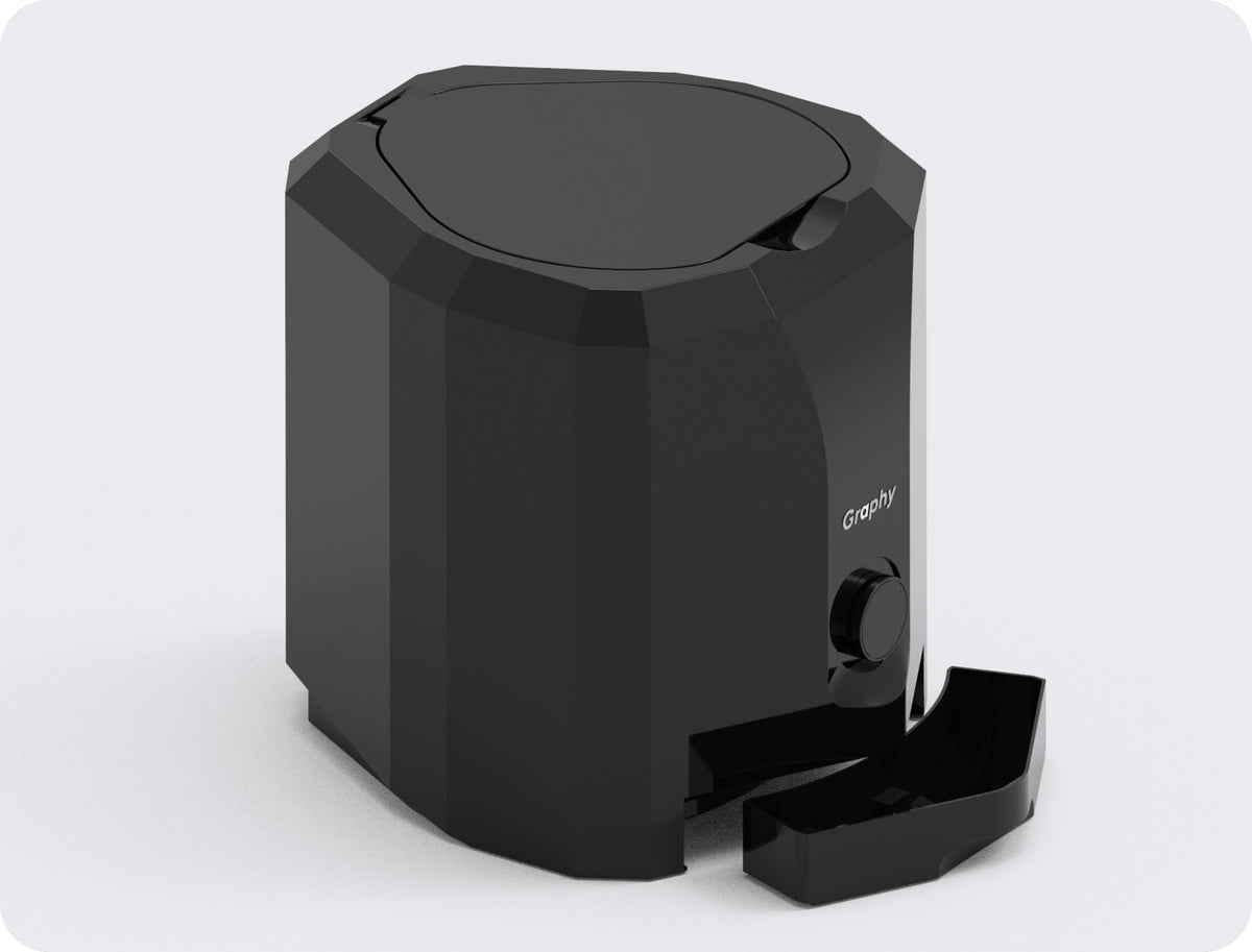 Graphy Tera Harz Spinner resin removal centrifuge with open drawer