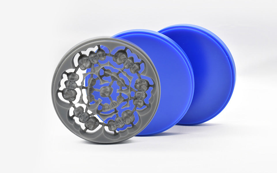 Milled Yucera wax disc and color options