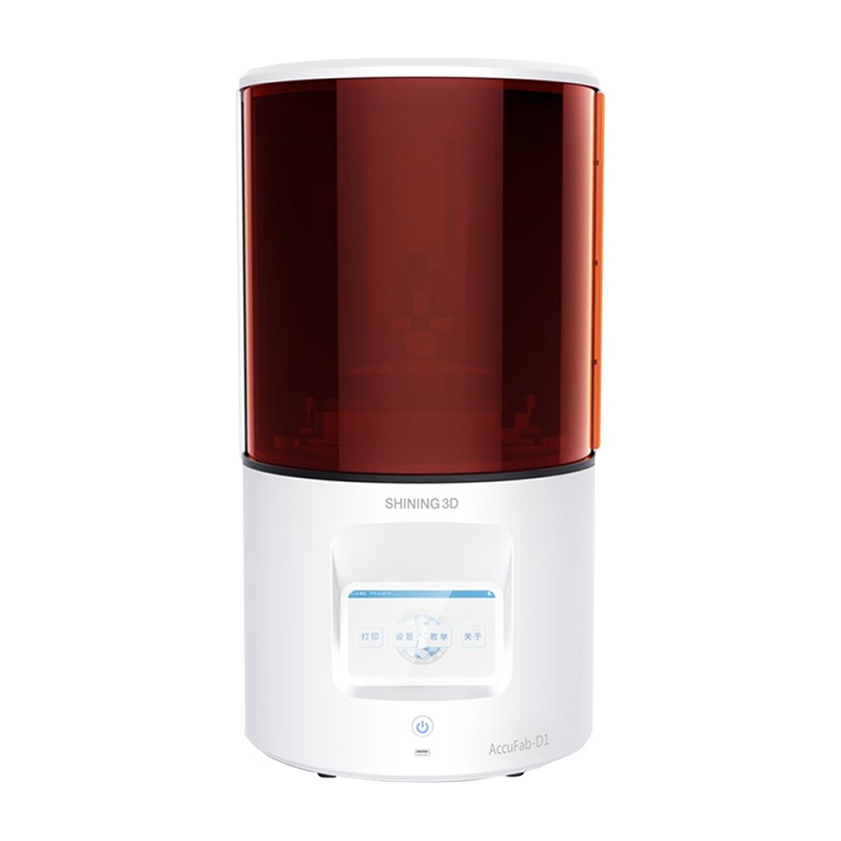 AccuFab-D1S printer, front view with touchscreen