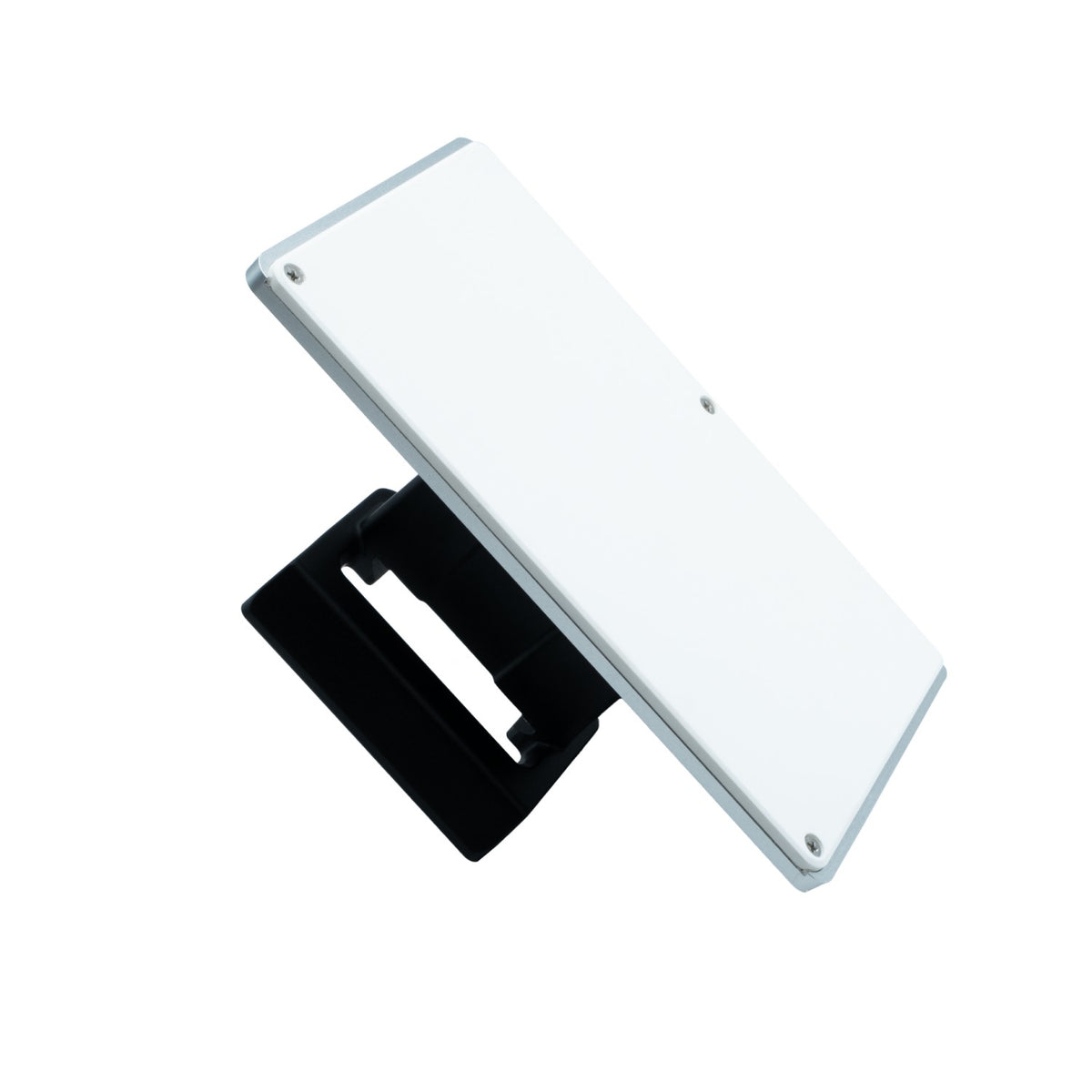 Ceramic AccuFab-F1 build platform with holder, side view