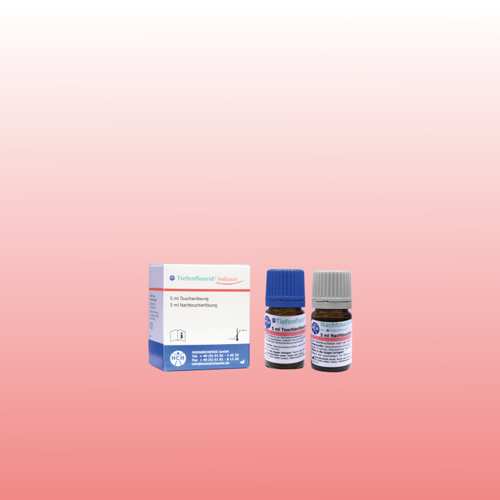 Humanchemie Tiefenfluorid balance 5 ml – two solutions with packaging