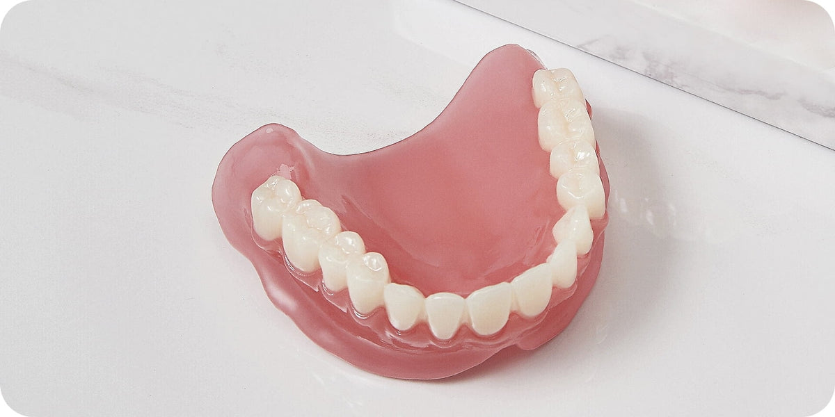 Denture base printed in Graphy Tera Harz THD resin