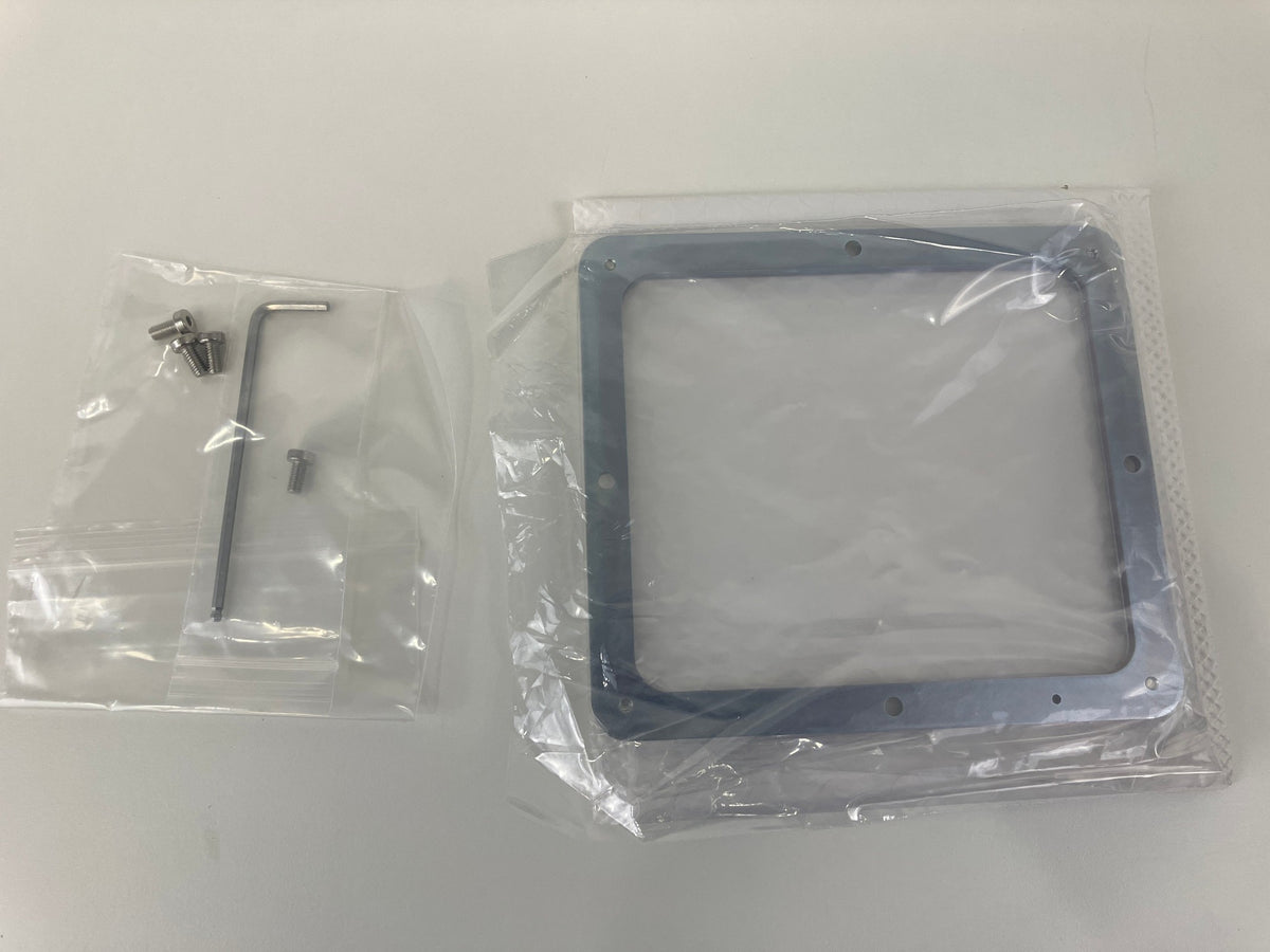 Small resin tank film replacement kit contents: film in frame, screws and wrench