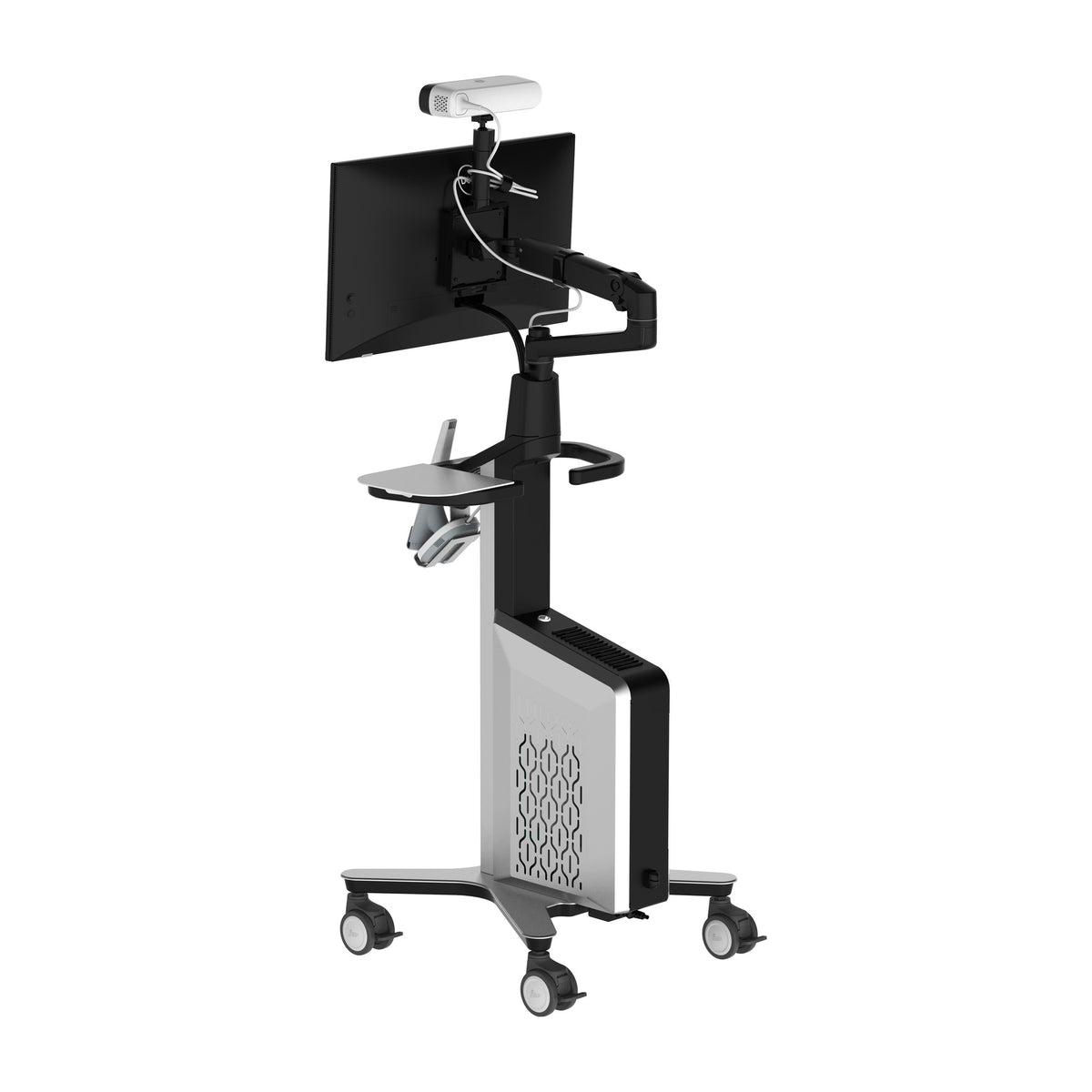 e-Motion käru pööratava monitorihoidikuga