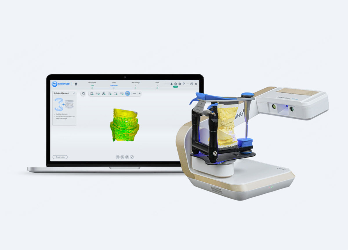 AutoScan-DS-EX Pro scanner with laptop and software