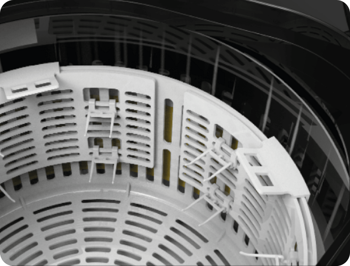 Spacious, versatile inner chamber